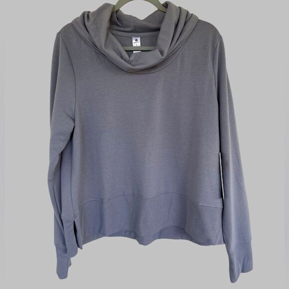 90 Degrees by Reflex Cowl Neck Womens Sweatshirt Large NEW - Picture 5 of 10
